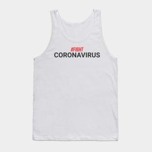 Fight coronavirus vector design Tank Top